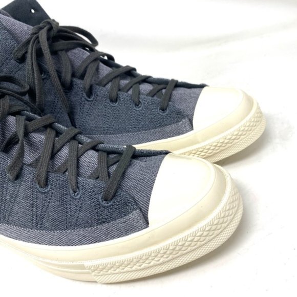 Converse Chuck 70 High Casual Shoes Black Storm Canvas Men Size Sneakers 172819C - Picture 5 of 10